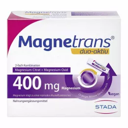 MAGNETRANS duo-aktiv 400 mg lazdelės, 50 vnt