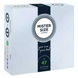 MISTER 47 dydžio prezervatyvai, 36 vnt