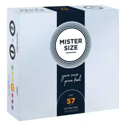 MISTER 57 dydžio prezervatyvai, 36 vnt