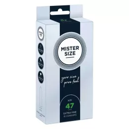 MISTER 47 dydžio prezervatyvai, 10 vnt