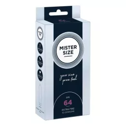 MISTER 64 dydžio prezervatyvai, 10 vnt