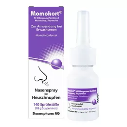 MOMEKORT 50 μg/purškiama nosies purškalo suspensija 140 suaugusiųjų, 18 g