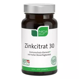 NICAPUR Cinko citratas 30 kapsulių, 60 vnt
