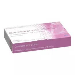 CLOTRIMAZOL acis 3 kombinuotas paketas, 1 vnt