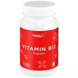 VITAMIN B12 VEGAN Kapsulės 1000 µg metilkobalamino, 60 vnt