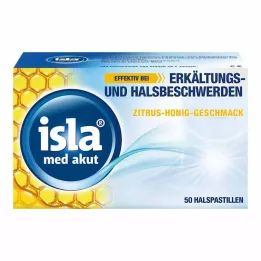 ISLA MED ūmios citrusinių vaisių medaus pastilės, 50 vnt