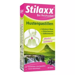 STILAXX Pastilės nuo kosulio Islandijos samanos, 28 vnt