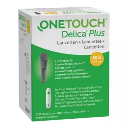 ONE TOUCH Delica Plus adatiniai lancetai, 100 vnt