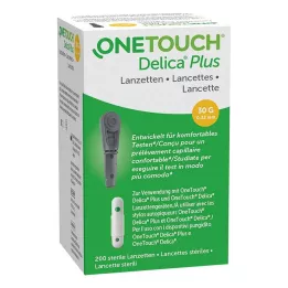 ONE TOUCH Delica Plus adatiniai lancetai, 200 vnt