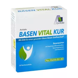 BASEN VITAL KUR plius vitamino D3+K2 milteliai, 20 vnt