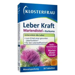 Klosterfrau kepenų stiprumo tabletės, 30 vnt
