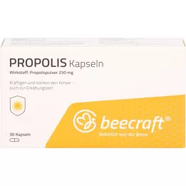 BEECRAFT Propolio kapsulės, 30 vnt