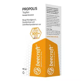 BEECRAFT Propolis Drops Mouthwash koncentratas, 50 ml