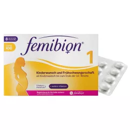 FEMIBION 1 noras vaikams+ankstyvas nėštumas be jodo tablečių, 60 vnt