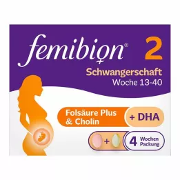 FEMIBION 2 Nėštumo kombinacijų pakuotė, 2X28 vnt