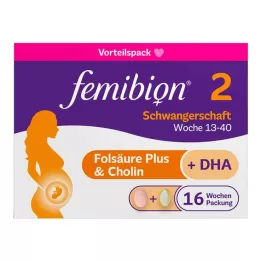 FEMIBION 2 Nėštumo kombinacijų pakuotė, 2X112 vnt