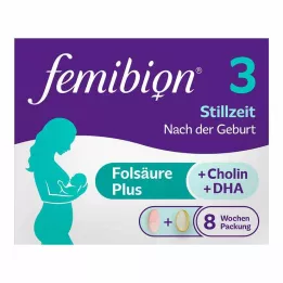 FEMIBION 3 kombinuotas žindymo paketas, 2X56 vnt