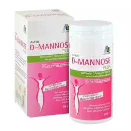 D-MANNOSE PLUS 2000 mg milteliai su vitaminais ir mineralais, 250 g