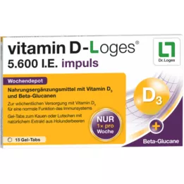 VITAMIN D-LOGES 5600 TV impulsinis savaitinis sandėlis KTA, 15 vnt