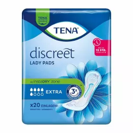 TENA LADY Papildomi diskretiški įdėklai, 20 vnt