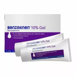 BENZAKNEN 10 % gelis, 2X60 g