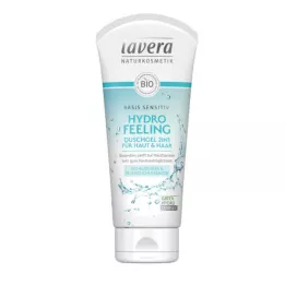 LAVERA pagrindo jautrus Hydro Feeling 2in1 dušo želė, 200 ml