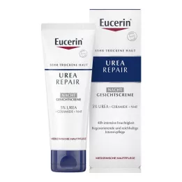 EUCERIN UreaRepair veido kremas 5% naktinis, 50 ml