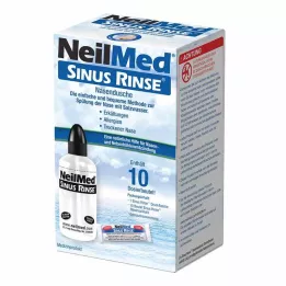 NEILMED Sinuso skalavimas Nas.du.+Nas.Sp.Salz 10 DosBtl, 1 P