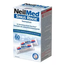NEILMED Sinus Rinse nosies skalavimo druskos dozavimo maišelis, 60X2,4 g