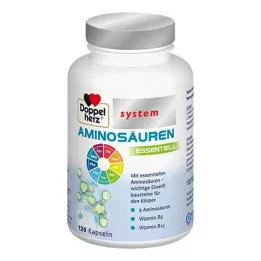 DOPPELHERZ Amino rūgštys esminės sistemos kapsulės, 120 vnt