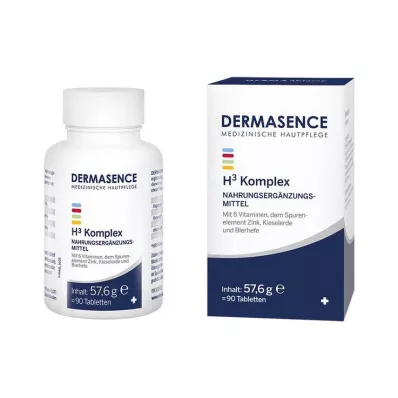 DERMASENCE H3 Complex tabletės, 90 vnt DERMASENCE H3 Complex tabletės, 90 vnt