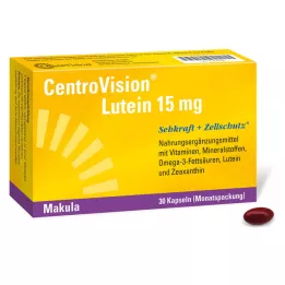 CENTROVISION Liuteinas 15 mg kapsulės, 30 vnt