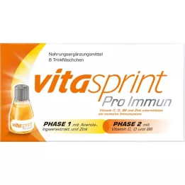 VITASPRINT Pro Immun gerti buteliai, 8 vnt