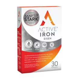 ACTIVE IRON Geležies kapsulės, 30 vnt