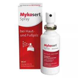 MYKOSERT Purškiklis nuo odos ir pėdų grybelio, 30 ml