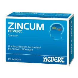 ZINCUM HEVERT Tabletės, 100 vnt