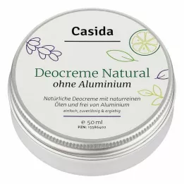 DEO CREME be natūralaus aliuminio, 50 ml