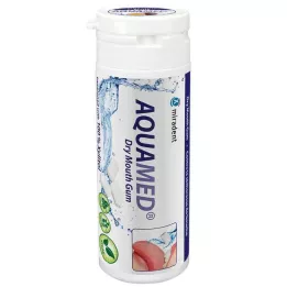 MIRADENT Aquamed Dry Mouth kramtomoji guma, 30 g