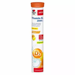 DOPPELHERZ Vitaminas D3 2000 I.E. šnypščiosios tabletės, 15 vnt