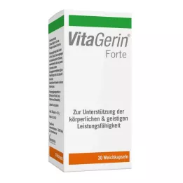 VITA GERIN Forte minkštos kapsulės, 30 vnt
