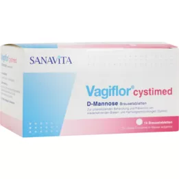 VAGIFLOR cistiminės D-Mannose šnypščiosios tabletės, 14 vnt