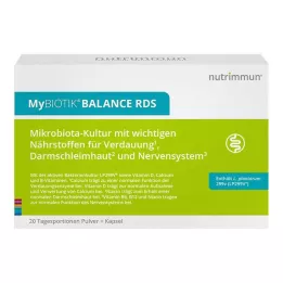 MYBIOTIK BALANCE RDS 20x2 g Plv.+20 kapsulių, 1 P