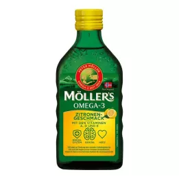 MÖLLERS Omega-3 citrinų skonio aliejus, 250 ml