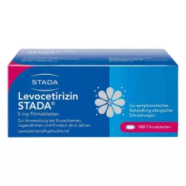 LEVOCETIRIZIN STADA 5 mg plėvele dengtos tabletės, 100 vnt