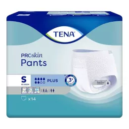 TENA PANTS plius S vienkartinės kelnės, 14 vnt