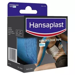 HANSAPLAST Sportinė kineziologijos juosta 5 cmx5 m mėlyna, 1 vnt
