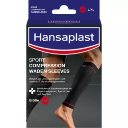 HANSAPLAST Sportinės kompresinės blauzdos rankovės M dydžio, 2 vnt