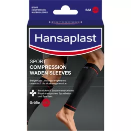 HANSAPLAST Sportinės kompresinės blauzdos rankovės, dydis L, 2 vnt