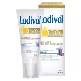 LADIVAL Apsauginis kremas nuo saulės veidui Anti-Pigm.Cr.LSF 50+, 50 ml