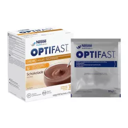 OPTIFAST Kreminiai šokolado milteliai, 8X55 g